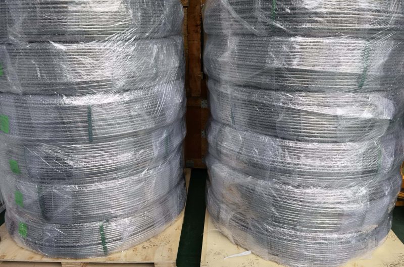 SS tube packaging with heat-shrink film
