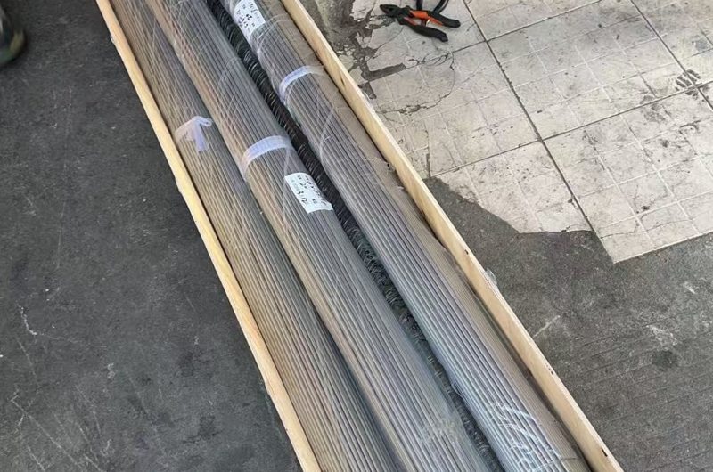 SS pipe packaging with PE sheet
