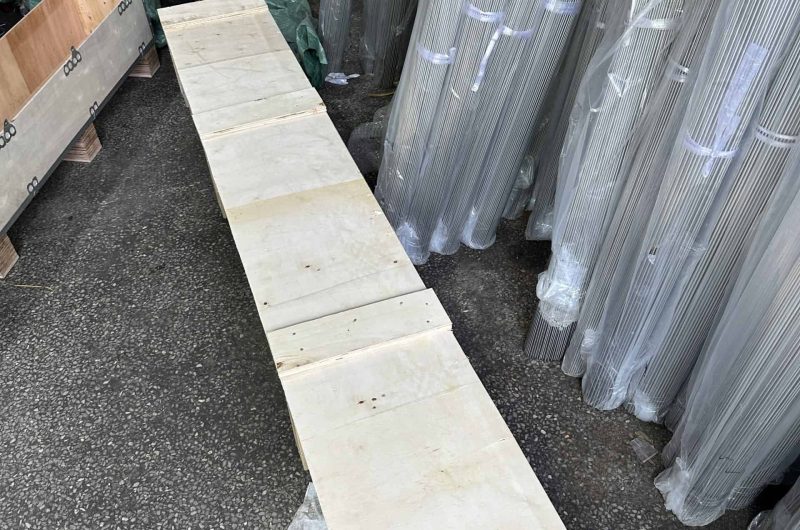 tube ends taped for protection