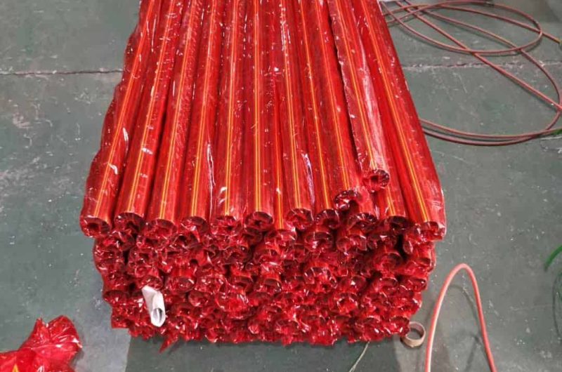 protective end-capped packaging for seamless SS tubes
