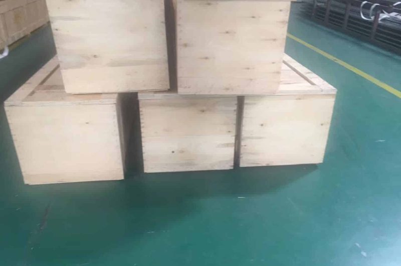 SS pipe tube packaging for containerized sea transport