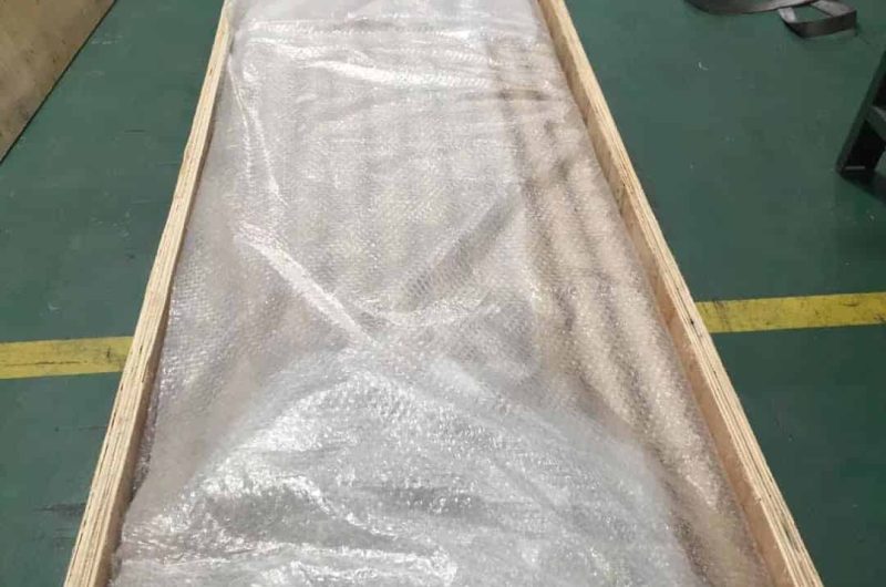 rust-proof packaging for outdoor stored stainless tubes