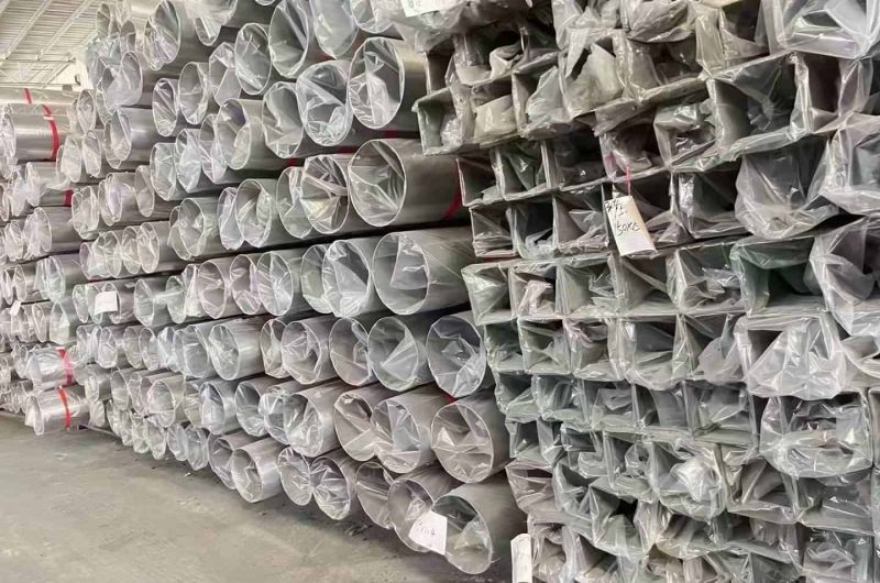 Automated packaging system for durable stainless steel pipes
