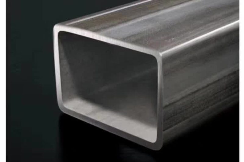 brushed stainless rectangle tube