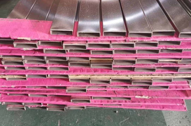 SS tube rectangular shape