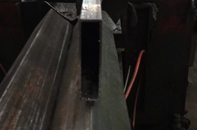 satin finish SS rectangular pipe