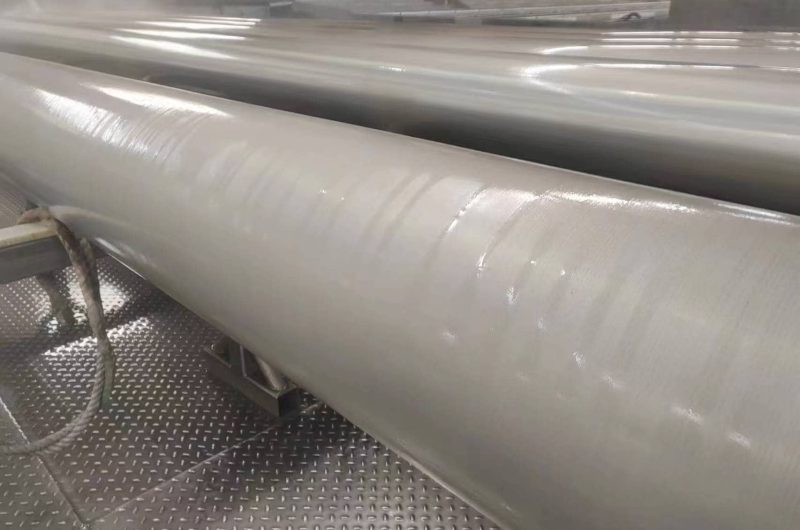 seamless pipe with brushed surface