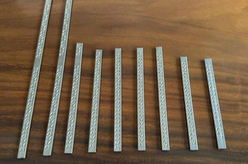 stainless rectangular profile tube for machines