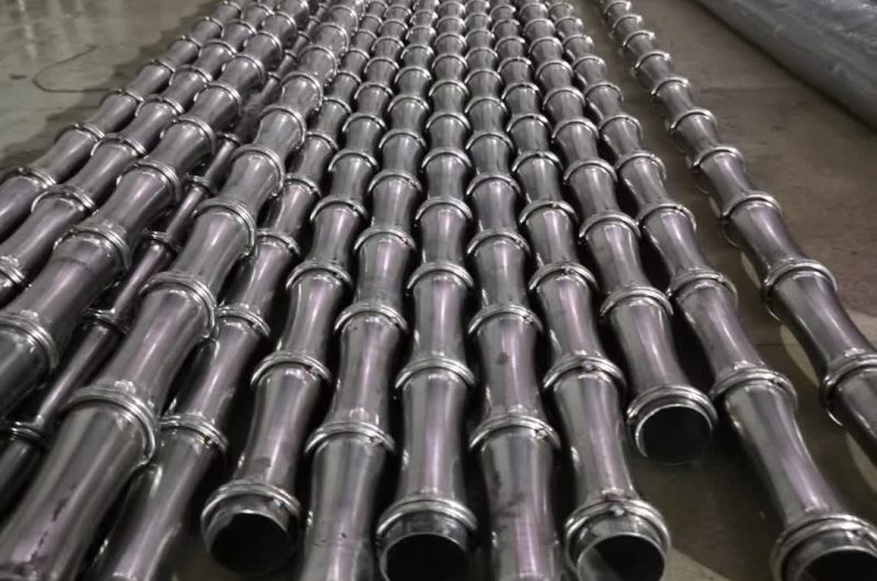 SS oval pipe for modern staircase designs