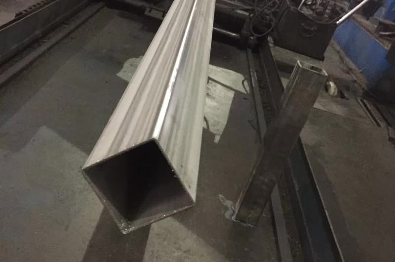 SS square tube for machinery frames