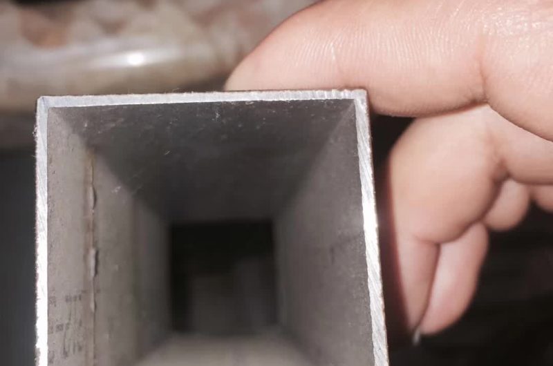 square stainless pipe for support posts
