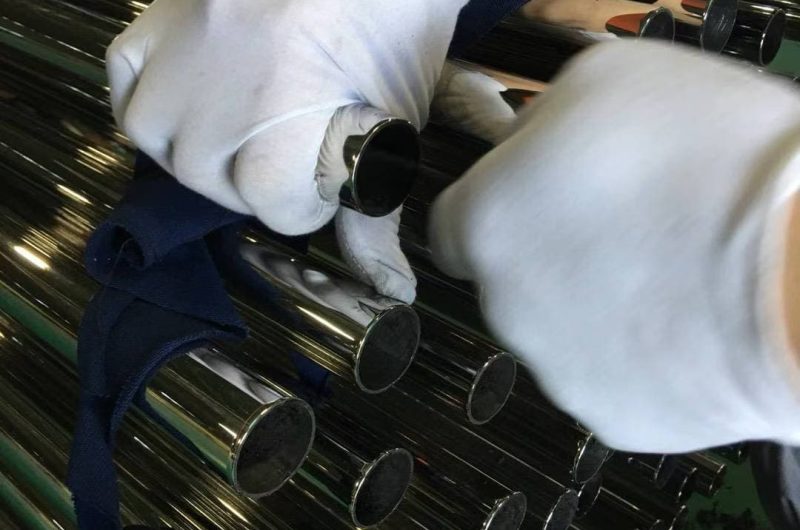 stainless steel welded tubing with flanges