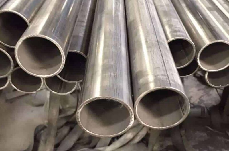 brushed finish stainless welded pipe